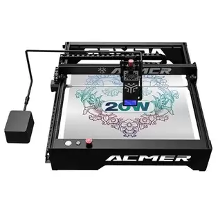 Order In Just $389.00 Acmer P1 Pro 20w Laser Engraver Cutter, Air Assist, Fixed Focus, 0.06*0.08mm Spot, 0.01mm Engraving Accuracy, 10000mm/min Engraving Speed, App Connect, 400*390mm With This Discount Coupon At Geekbuying