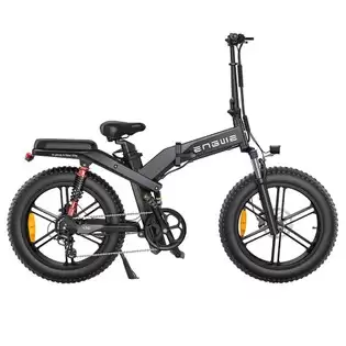 Order In Just $1549.00 Engwe X20 Electric Bike 20*4.0 Inch Fat Tire 750w Motor 50km/h Max Speed 48v 14.4ah & 7.8ah Dual Battery For 114km Range Shimano 8-speed Gear Dual Hydraulic Disk Brake - Black With This Discount Coupon At Geekbuying