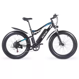 Pay Only $1,335.99 For Gunai Mx03 Electric Bicycle 1000w 48v 17ah Battery 26*4.0 Inch Fat Tires Mountain Bike 40km/h Max Speed 40-50km Mileage Range 150kg Max Load Double Dics Brake - Black With This Coupon Code At Geekbuying