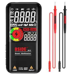 Pay Only $28.17 For Bside S11 Digital Multimeter, Smart Electrician Tester, Usb Charge, Ebtn Color Display, T-rms 9999 Counts, Dc Ac Voltage Capacitor Ohm Diode Tester, Black - With Battery With This Coupon At Geekbuying