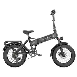 Order In Just $1,292.34 G-force Re Electric Bike, 250w Motor, 48v 20ah Battery, 20*4-inch Fat Tires, 25km/h Max Speed, 120km Range, Hydraulic Disc Brakes, Dual Suspension, Lcd Display - Black With This Discount Coupon At Geekbuying