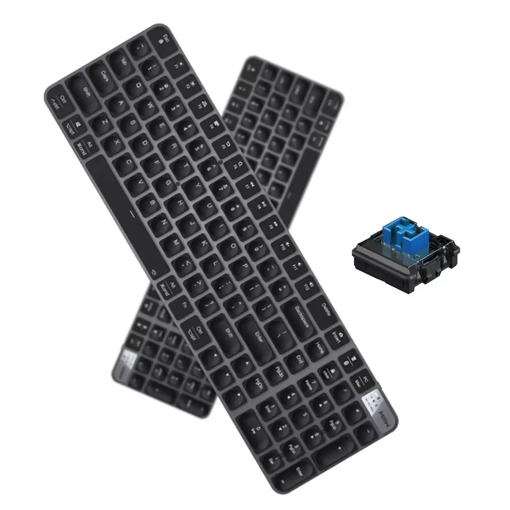 Get Extra 60% Discount On Miiiw K10 102-Keys Wireless Mechanical Keyboard: Bt + 2.4g Connectivity, Customizable Backlight, Ultra-Slim With This Discount Coupon At Tomtop