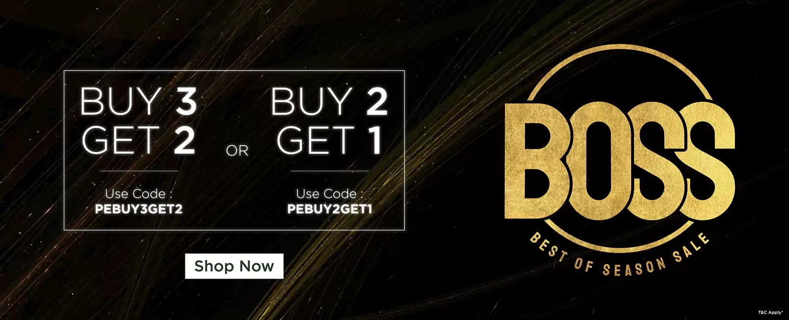 Buy 2 & Get 1 Free or Buy 3 get 2 free With This Discount Coupon At Peterengland