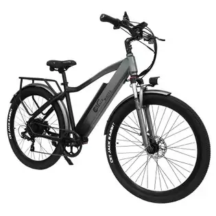 Order In Just $1,129.16 Cmacewheel F26 Electric Bike 27.5*2.1 Inch Tires 500w Strong Power 42km/h Max Speed 48v 17ah Lithium Battery 75km Range - Silver Grey With This Discount Coupon At Geekbuying