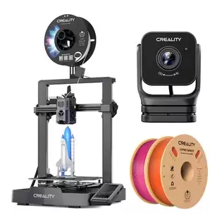 Pay Only $302.36 For Creality Ender-3 V3 Ke 3d Printer + Creality Nebula Camera + 2kg Creality Hyper-pla Filaments (1kg Orange+1kg Strawberry Red) With This Coupon Code At Geekbuying
