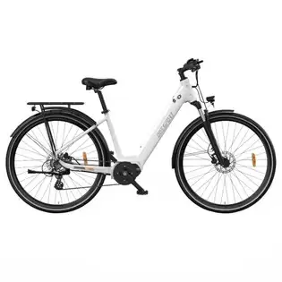 Order In Just $1,372.12 Onesport Ot07 Electric Bike 250w Bafang Mid Drive Motor 36v 10.4ah Battery 27.5 Inch Tires 25km/h Max Speed, 90km Range, Shock Absorbing Fork, Hydraulic Disc Brakes, Shimano 7-speed - White With This Discount Coupon At Geekbuying