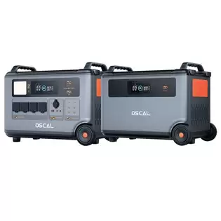Order In Just $2799 Blackview Oscal Powermax 3600 Rugged Power Station + Oscal Bp3600 3600wh Extra Battery Pack, 3600wh To 57600wh Lifepo4 Battery, 14 Outlets, 5 Led Light Modes, Morse Code Signal With This Coupon At Geekbuying