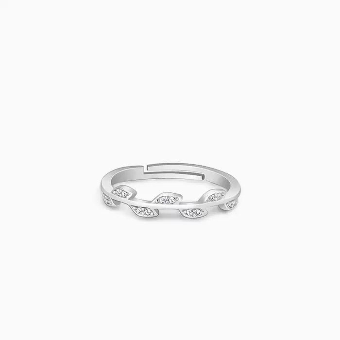 Get 65% Off On Silver Zircon Vine Shine Ring With This Giva.Co Discount Voucher