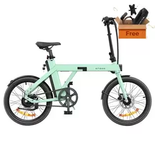 Pay Only €999.00 For Engwe P20 20 Inch Folding Electric Bike, 250w Silent Motor Torque Sensor, Carbon Belt 36v 9.6ah Battery 100km Range,25km/h Max Speed, Dual Disc Brake, 18.5kg Light Weight Turn Signal - Green With This Coupon Code At Geekbuying