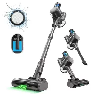 Order In Just $116.68 Moosoo Td1-mate Cordless Vacuum Cleaner, 33kpa Suction, Led Display, 45min Runtime, 420w Brushless Motor, Green Light, For Hardwood Floor Carpet Pet Hair With This Discount Coupon At Geekbuying