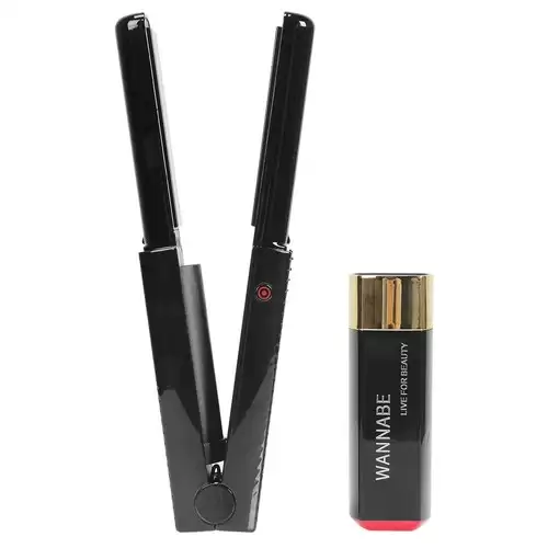 Pay Only $35.99 For Wannabe Cordless Hair Straightener, Rechargeable Flat Iron For All Hair Types, 3 Levels Temperature Control With This Coupon At Geekbuying