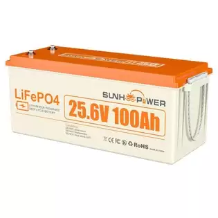 Pay Only €479.00 For Sunhoopower 24v 100ah Lifepo4 Battery, 2560wh Energy, Built-in 100a Bms, Max.2560w Load Power, Max. 100a Charge/discharge, Ip68 Waterproof With This Coupon Code At Geekbuying