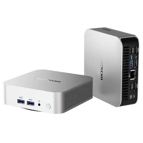 Order In Just $799 Geekom A8 Ai Mini Pc, Amd Ryzen 9 8945hs 8 Cores Max 5.2ghz, 32gb Ddr5 Ram 2tb Ssd, Usb3.2 Type-c (8k@30hz) + Usb4.0 Type-c (8k@30hz) + 2*hdmi2.0 (4k@60hz) Four Screen Display, Wifi 6e Bluetooth 5.2, 3*usb3.2 1*usb2.0 1*2.5gbps Lan 1*headset Jack With This