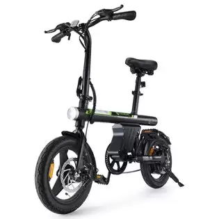 Order In Just $409.57 Isinwheel U1 Portable Electric Bike, 250w Motor, 36v 7.8ah Battery, 14*1.95-inch Tires, 25km/h Max Speed, 45km Max Range, Front & Rear Disc Brakes, Rear Shock Absorber, Lcd Display - Black With This Discount Coupon At Geekbuying