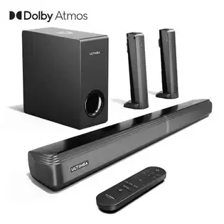 Pay Only $139.39 For Ultimea Apollo S60 Detachable Soundbar With Subwoofer, 4.1 Channel, Bluetooth 5.3, 3 Eq Modes, 280w Peak Power With This Coupon Code At Geekbuying