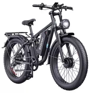 Pay Only €1199.00 For Ridstar E26 Pro Electric Bike, 1000w*2 Motor, 48v 23ah Battery, 26*4 Inch Fat Tires, 49km/h Max Speed, 75km Range, Dual Hydraulic Brake, Full Suspension, Shimano 7-speed With This Coupon Code At Geekbuying