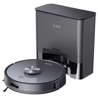 Pay Only €259.99 For Ilife T20s Robot Vacuum Cleaner, 5000pa Suction Power, 260mins Runtime, Self-emptying Station System, Lds Navigation, App Control, 3.5l Dust Bag - Black With This Coupon Code At Geekbuying