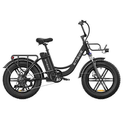 Pay Only $949.00 For Engwe L20 Electric Bike 20*4.0 Inch Fat Tire 750w Motor 25mph Max Speed 48v 13ah Battery 90miles Range Max Load 120kg Shimano 7-speed Transmission - Black With This Coupon Code At Geekbuying