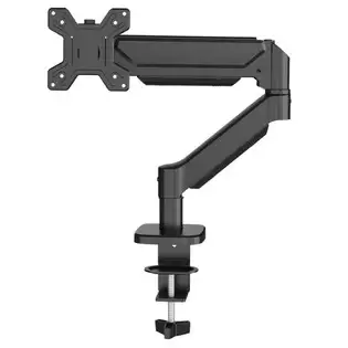 Order In Just €49.99 M252 Gas Spring Single Monitor Stand For 13-32 Inch Screens, 360 Swivel, Adjustable Height, 45 Tilt, Vesa 75x75/100x100mm, C-clamp & Grommet Installation With This Discount Coupon At Geekbuying