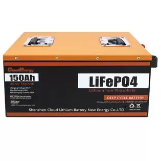 Pay Only $729 For Cloudenergy 24v 150ah Lifepo4 Battery Pack Backup Power, 3840wh Energy, 6000+ Cycles, Built-in 100a Bms, Support In Series/parallel, Perfect For Replacing Most Of Backup Power, Rv, Boats, Solar, Trolling Motor, Off-grid With This Coupon At Geekbuying