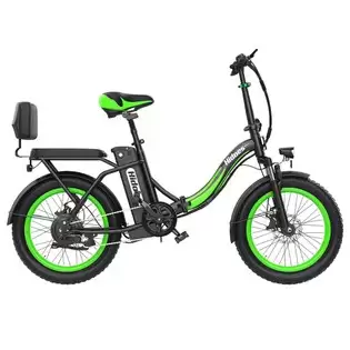 Pay Only €749.00 For Hidoes C1 Electric Bike With Rear Seat, 750w Motor, 48v 13ah Battery, 20*3.0 Inch Fat Tire, 40km/h Max Speed, 70km Range, Front & Rear Disc Brake - Green With This Coupon Code At Geekbuying