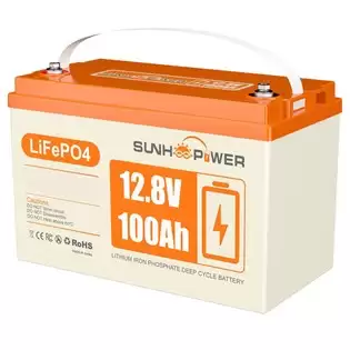 Order In Just €249.00 Sunhoopower 12v 100ah Lifepo4 Battery, 1280wh Energy, Built-in 100a Bms, Max.1280w Load Power, Max. 100a Charge/discharge, Ip68 Waterproof With This Discount Coupon At Geekbuying