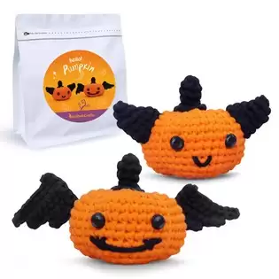 Pay Only $11.66 For Nestledcrafts Halloween Crochet Kit For Beginners, Amigurumi Knitting Kit, With Step-by-step Video Tutorials - Pumpkins With This Coupon Code At Geekbuying