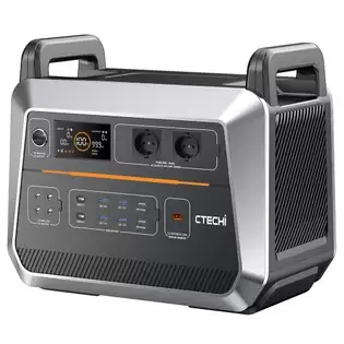 Pay Only $768.91 For Ctechi St2000 2000w Portable Power Station, 1536wh Lifepo4 Battery, 15 Outputs, Led Light With This Coupon Code At Geekbuying