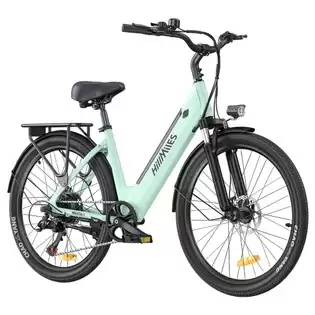 Pay Only €659.00 For Hillmiles Milecity1 Electric Bike, 250w Motor, 36v 13ah Battery, 26-inch Tire, 32km/h Max Speed, 100km Max Range, Shimano 7-speed, Mechanical Disc Brake, Front Fork Suspension, Ip65 Waterproof - Green With This Coupon Code At Geekbuying