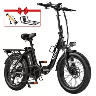 Order In Just $813.85 Vitilan U3 Electric Bike, 750w Motor, 48v 13ah Battery, 20*4.0-inch Tires, 45km/h Max Speed, 65km Max Range, Mechanical Disc Brake, Suspension Front Fork, Shimano 7 Speed, Lcd Display - Black With This Discount Coupon At Geekbuying