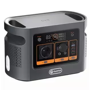 Pay Only €269.00 For Flashfish Qe01d Portable Power Station, 22.4v/20ah 448wh Lifepo4 Battery, 600w Ac Output, Led Display, 230v Pure Sine Wave - Eu Plug With This Coupon Code At Geekbuying