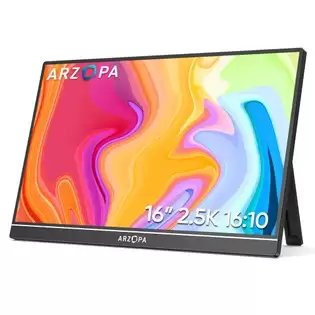 Pay Only $142.68 For Arzopa Z1rc 16-inch Portable Monitor, 2560*1600 Qhd 16:10 Ips Screen, 60hz Refresh Rate, 100% Srgb, 1w*2 Built-in Speakers, 1*mini Hdmi, 2*full Function Type-c With This Coupon Code At Geekbuying