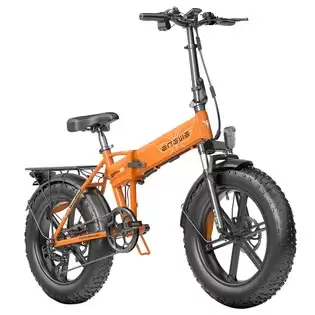 Order In Just $949 Engwe Ep-2 Pro 2022 Version Folding Electric Bike 20*4.0 Inch Fat Tire 750w Motor 26mph Max Speed 48v 13ah Battery 150kg Max Load 7-speed Gears Dual Disc Brake 75miles Range Mountain Beach Snow Folding Bicycle - Orange With This Coupon At Geekbuying