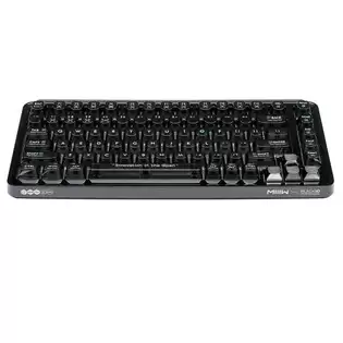 Order In Just $129.99 Xiaomi X Miiiw Blackio 83 Kailh Jellyfish Switch Triple Modes Mechanical Keyboard 83 Keys - Dark Silver With This Discount Coupon At Geekbuying