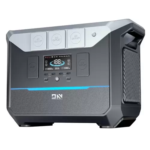 Order In Just $779 Daranener Neo2000 Portable Power Station, 2073.6wh Lifepo4 Battery Solar Generator, 2000w Ac Output, 1.8 Hours Full Charge, 14 Ports, Wireless Charging, For Outdoors Camping, Travel, Rv, Home Emergency With This Coupon At Geekbuying