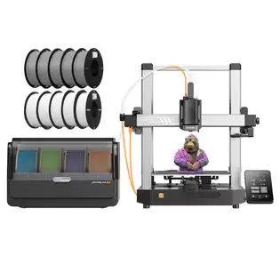 Order In Just $502.90 Anycubic Kobra 3 3d Printer With Ace Pro Combo + 10kg Creality Ender-pla Filament - 5kg Gray/white With This Discount Coupon At Geekbuying