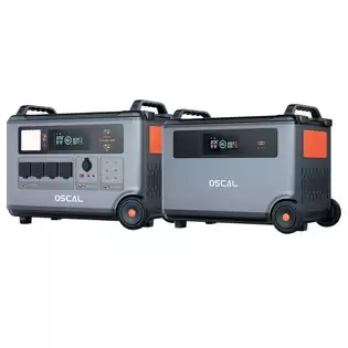 Pay Only $3,043.38 For Blackview Oscal Powermax 3600 Rugged Power Station + Oscal Bp3600 3600wh Extra Battery Pack, 3600wh To 57600wh Lifepo4 Battery, 14 Outlets, 5 Led Light Modes, Morse Code Signal With This Coupon Code At Geekbuying