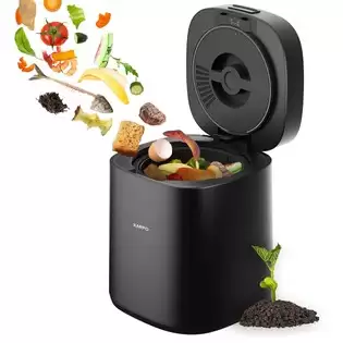 Order In Just $273.24 Karfo Uf006-ec Electric Waste Kitchen Composter, 2.5l Capacity, Odorless/auto-cleaning/ 3 Modes/low Noise, Turn Food Waste Into Fertilizer For Indoor Plants, Outdoor Garden, Black With This Discount Coupon At Geekbuying