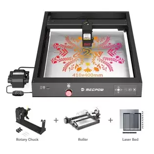 Pay Only €569.00 For Mecpow X4 22w Laser Engraver Cutter + Laser Bed + Rotary Roller + Claw Disc Rotary Chuck With This Coupon Code At Geekbuying