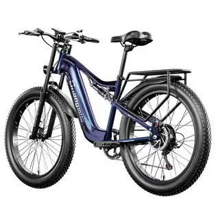 Pay Only €1289.00 For Shengmilo Mx03 Electric Mountain Bike 26*3.0 Inch Fat Tire 500w Bafang Motor 40km/h Max Speed 48v 15ah Battery 180kg Load Shimano 7-speed Gear Dual Hydraulic Disc Brake With This Coupon Code At Geekbuying