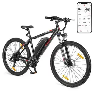 Order In Just €739.00 Eleglide M2 29 Electric Moped Bike 250w Motor 36v 15ah Battery 125km Max Range Hydraulic Disc Brakes Smart Lcd Display Smart App, Premium Suspension With Lockout, 24 Gears - Black With This Discount Coupon At Geekbuying