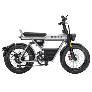 Pay Only €2359.00 For Coswheel Ct20s Electric Bike, 1500w Motor, 60v 27.5ah Battery, 20*5.0-inch Off-road Tire, 45km/h Max Speed, 160km Max Range, Shimano 7-speed, Hydraulic Oil Brakes, Front & Rear Shock Absorption With This Coupon Code At Geekbuying