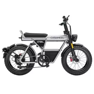 Pay Only $2,546.42 For Coswheel Ct20s Electric Bike, 1500w Motor, 60v 27.5ah Battery, 20*5.0-inch Off-road Tire, 45km/h Max Speed, 160km Max Range, Shimano 7-speed, Hydraulic Oil Brakes, Front & Rear Shock Absorption With This Coupon Code At Geekbuying