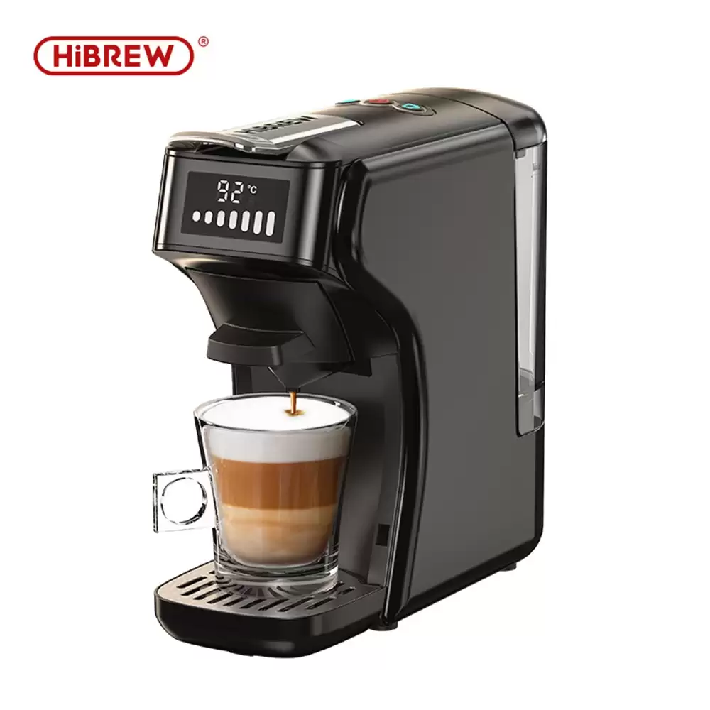 Order In Just $107.87 With This Coupon Hibrew H1b 6-In-1 Pods Coffee Maker, 600ml Water Tank, 19 Bar Pressure Extraction, Cold/Hot Mode, Led Indicator, For Kcup*/Nes*/Dg*/Espresso Powder, Black At Tomtop