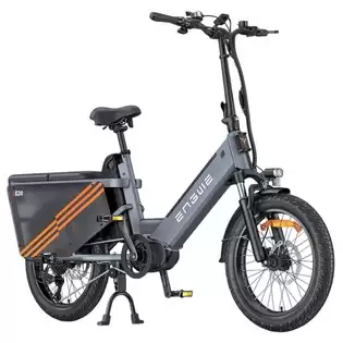 Order In Just $1,581.39 Engwe Le20 Cargo Electric Bike, 250w Mid-drive Motor, Torque Sensor, 48v 2*19.2ah Battery, 20x3.0-inch Tires, 25km/h Max Speed, 350km Range, Hydraulic Disc Brakes, Front Suspension, Shimano 7-speed, 200kg Cargo Capacity - Grey With This Discount Coupo