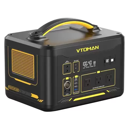 Order In Just $639 Vtoman Jump 1500x Portable Power Station, 828wh Lifepo4 Solar Generator, 1500w Ac Output, Expandable To 2376wh, 12v Jump Starter, Led Flashlight, 12 Ports With This Coupon At Geekbuying