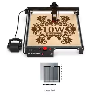 Order In Just $241.59 Mecpow X3 Pro 10w Laser Engraver With Air Assist System + H44 Laser Bed With This Discount Coupon At Geekbuying