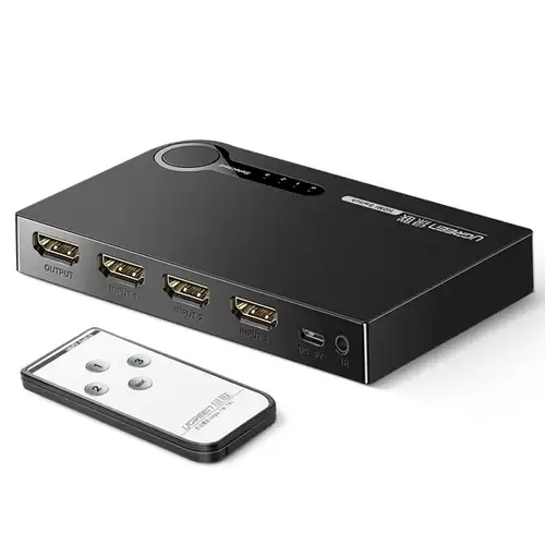 Pay Only $22.99 For Ugreen Hdmi Switch 3 In 1 Out Hdmi Switcher 4k 30hz With Remote Hdmi 3 Port Box Hub Supports Hdr Cec 3d Hdcp1.4 With This Coupon At Geekbuying