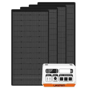 Pay Only €1799.00 For Lanpwr 2200pro 2200w Portable Power Station + 4x 180w Solar Panels, Balcony Solar System, 6000 Cycles, With On-grid Inverter, 12v/12a Dc Output With This Coupon Code At Geekbuying