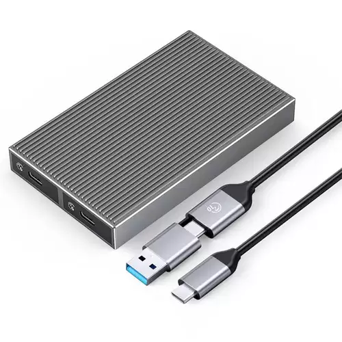 Order In Just $34.99 Orico-bm2c3-2sn-gy-bp Tool Free Aluminum Dual-bay M2 Nvme And Sata Ssd Enclosure 10gbps Solid State Drive Case With This Coupon At Geekbuying